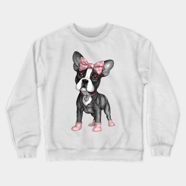 Sweet Frenchie Crewneck Sweatshirt by Barruf